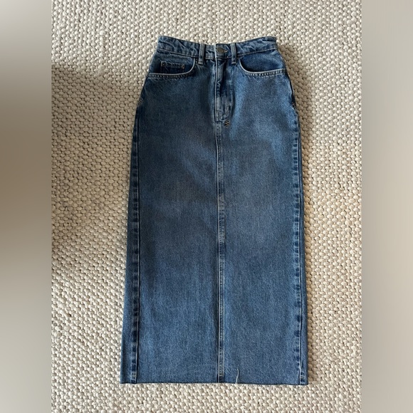 Ksubi Denim Midi Skirt - Women’s Size 25 - Picture 4 of 6